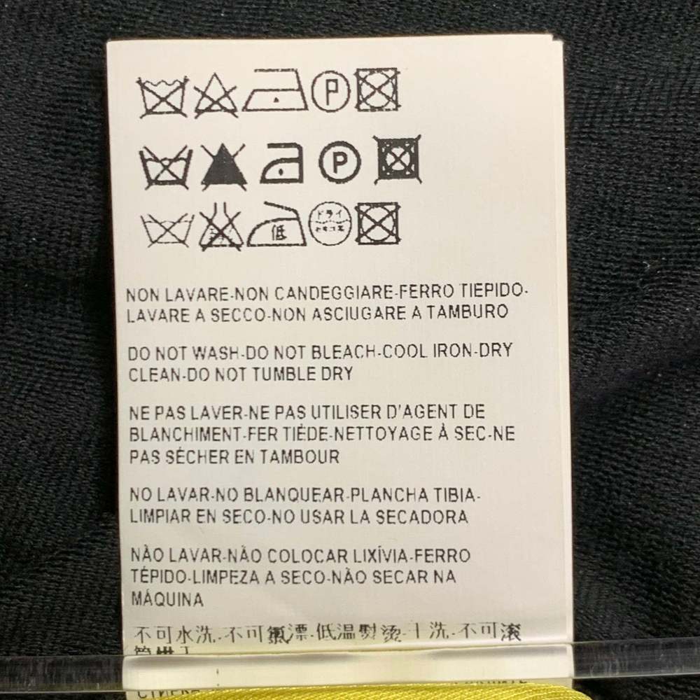 VERSACE COLLECTION Yellow Black Chain Polyester Bomber Jacket - Picture 10 of 10